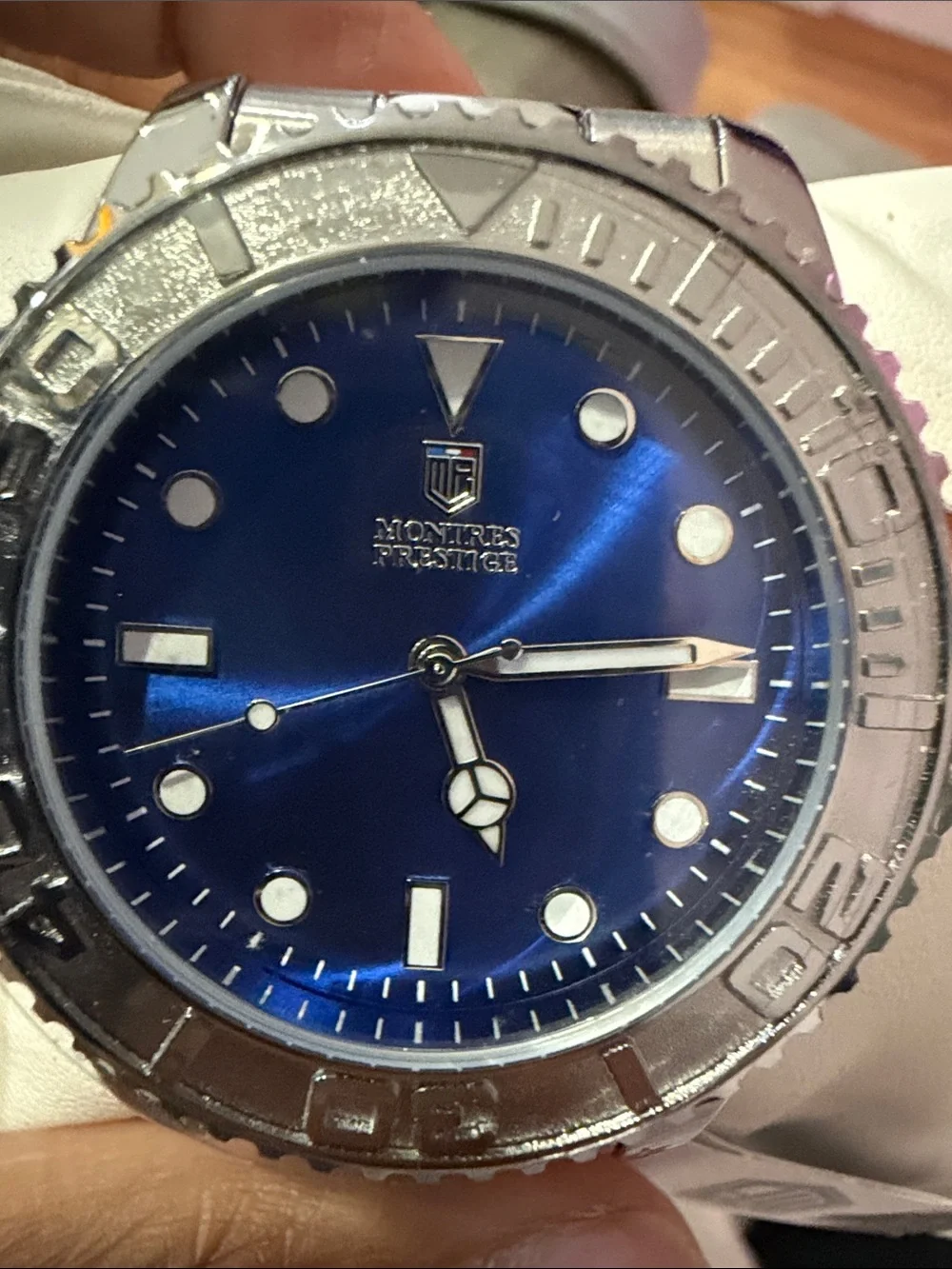 Montres Prestige Branded Navy Box